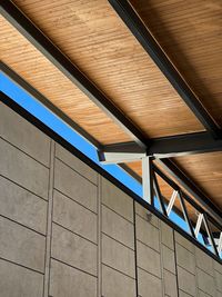 Low angle view of ceiling of building