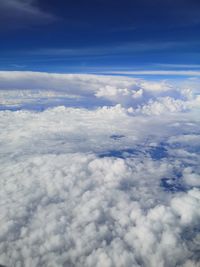 Aerial view of cloudscape