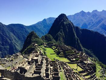 Scenic view of mountains
