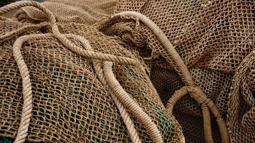 Full frame shot of ropes