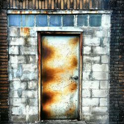 Brick wall with brick wall