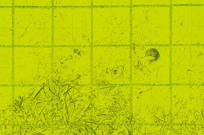 Full frame shot of peeled over yellow background