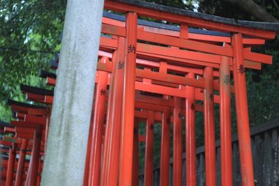 Full frame shot of red outside building