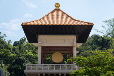 Built structure against sky in city