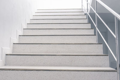 Low angle view of staircase in building