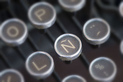 Full frame shot of computer keyboard