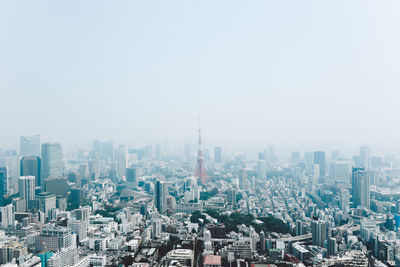 Aerial view of city