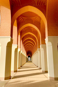 Corridor of historic view of miqat mosque