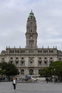 View of building in city against sky