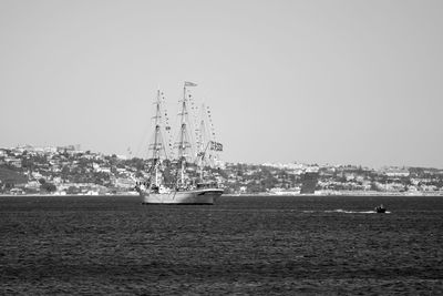 Boats in sea