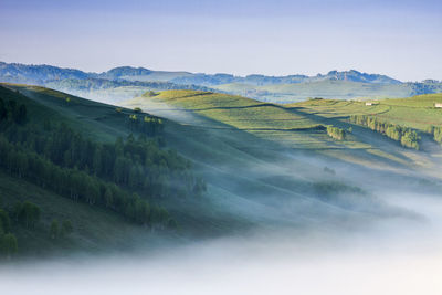 Scenic view of landscape against sky