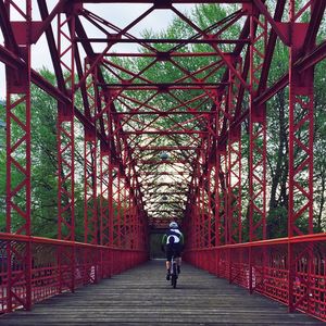 Footbridge on footbridge