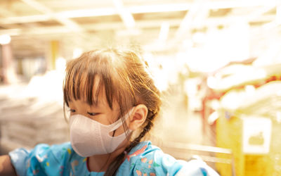 Portrait of cute girl