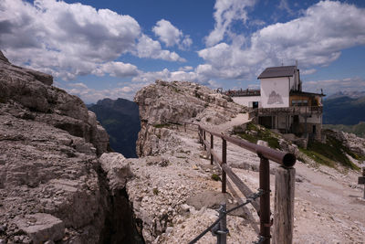 Cableway rosetta pale di san martino dolomites of trentino alto adige