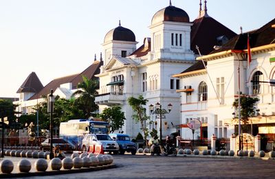 View of buildings in city