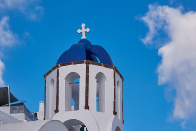 Low angle view of church against sky