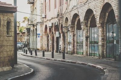 Street amidst buildings in city