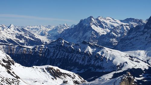 From schilthorn, piz gloria