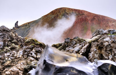 Rainbow mountains, iceland