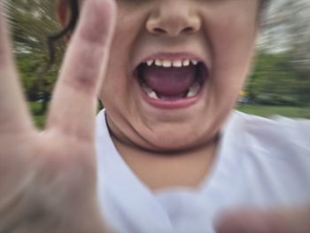 Portrait of smiling boy