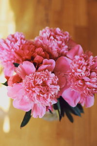 Close-up of pink flower bouquet