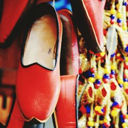Close-up of objects for sale