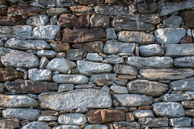 Full frame shot of stone wall