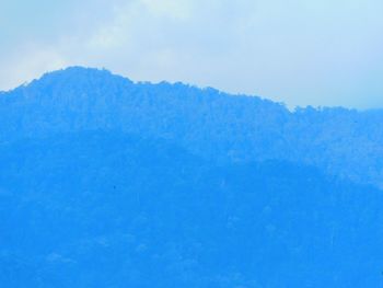 Low angle view of mountain against sky