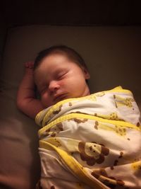 Young woman looking at home