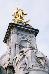 Low angle view of statue