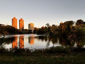 View of city at waterfront