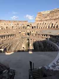 A great day in rome colosseum 