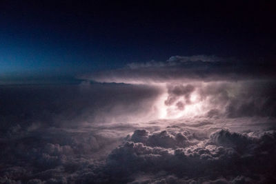 Low angle view of cloudscape