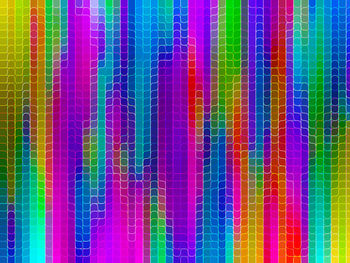 Full frame shot of multi colored wall