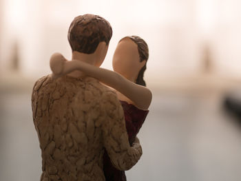 Close-up of children against sky