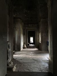 Corridor in abandoned building