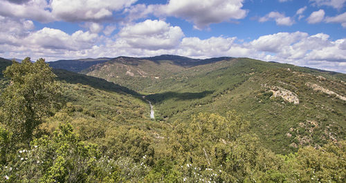 Scenic view of landscape against sky