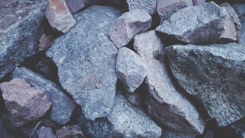 Full frame shot of stones