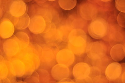 Defocused image of lights