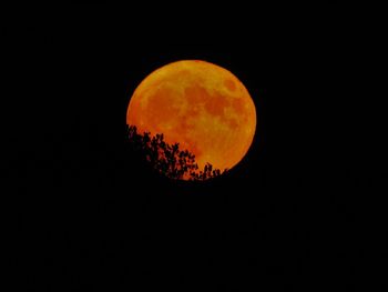 Scenic view of moon at night