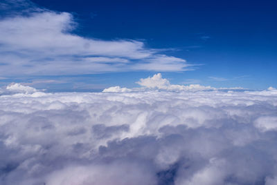 Low angle view of clouds in sky