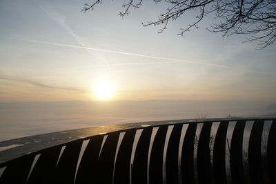 Scenic view of sunset against sky