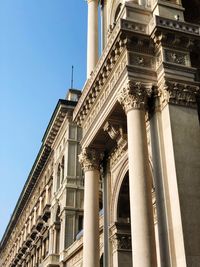 Low angle view of historical building against sky