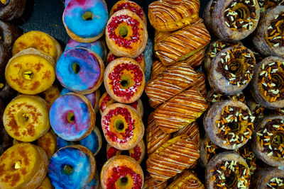 Full frame shot of multi colored candies