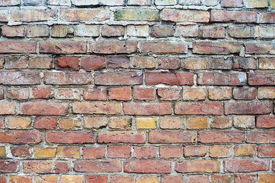 Brick wall with brick wall