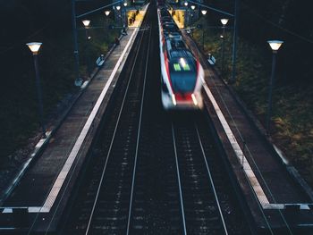 Railroad station platform