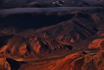 View of rock formations