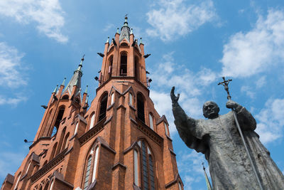 Low angle view of a church