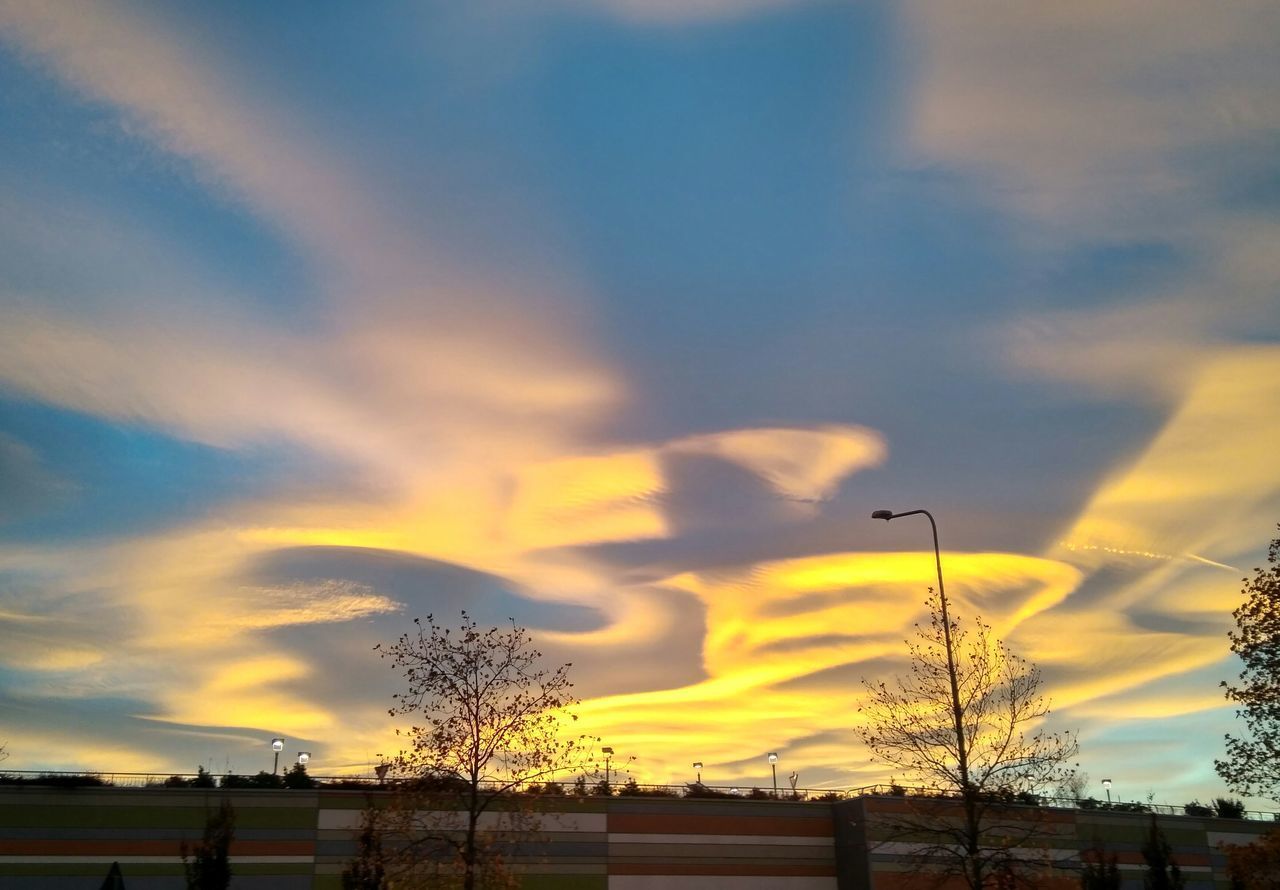 DRAMATIC SKY OVER CITY