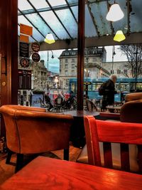 Group of people in restaurant